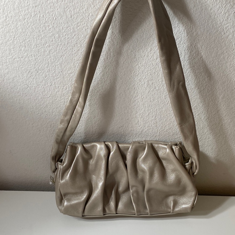 Elleme Vague pleated leather shoulder bag